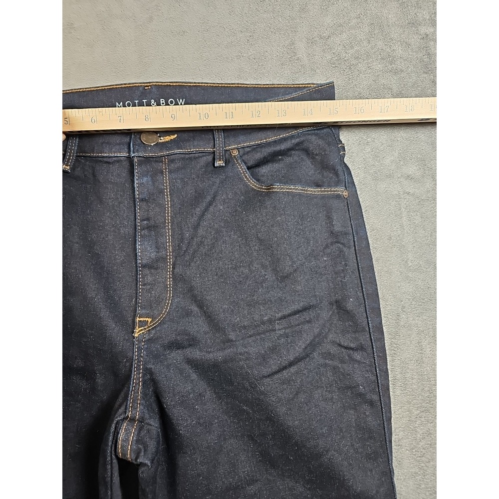 Mott &‎ Bow Women's Jeans 30x28 High-Rise Skinny Dark Blue Denim hsk1_moor_rin - Picture 6 of 10
